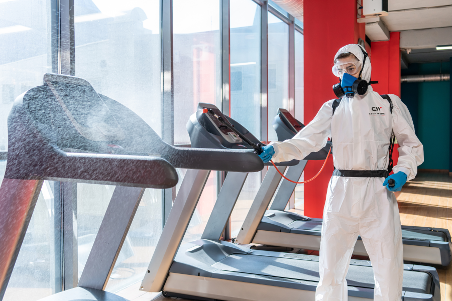 fitness center cleaning